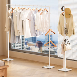 Folding Clothes Drying Rack, Floor-Standing, for Home Use in the Bedroom, Clothes Rack for Balcony, Indoor Vertical Bag Rack, Coat Rack