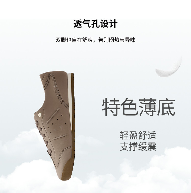 Мода повседневная обувь clarks其乐craft deer女士复古运动休闲鞋舒适轻便平底鞋时尚板鞋