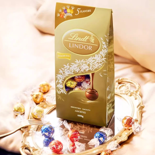 Lindt/瑞士莲软心牛奶黑巧克力600g