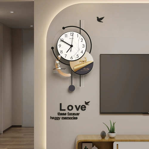 Современные модные креативные настенные часы, коллекция 2023, простой и элегантный дизайн