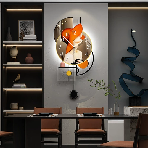 Креативные модные высококлассные современные часы, легкий роскошный стиль, простой и элегантный дизайн