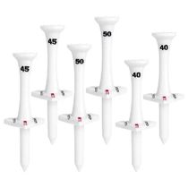 Golf Practice Tee 6pcs Golf Balls Hitting Pegs Golfing Tees