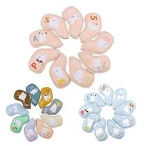 9Pcs Golf Putter Headcover Cover Leather Golf Club Head