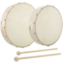 10 Inch And 8 Inch Hand Drum Percussion Wood Frame Drum
