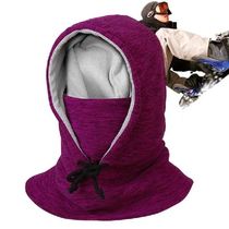 Face Covering Winter Beanie Neck Cover Hats Thick Scarf