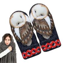 Knitting Gloves For Women Cute Thickening Animal Gloves