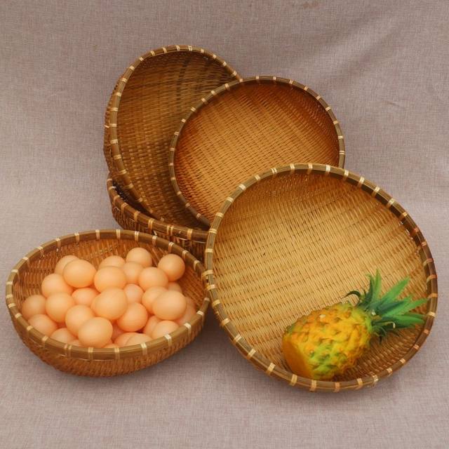 Bamboo plaque steamed bun basket anti-insect and mildewed bamboo weaving products