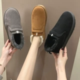 Зимние сапоги, нескользящие флисовые удерживающие тепло туфли, 2020 года