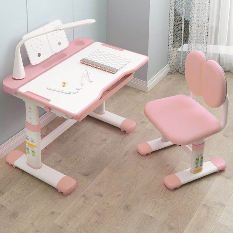 Children Study Desk Desk Desk Office Desk Can Lift Table Solid Wood Desk Home Class Table And Chairs Suit
