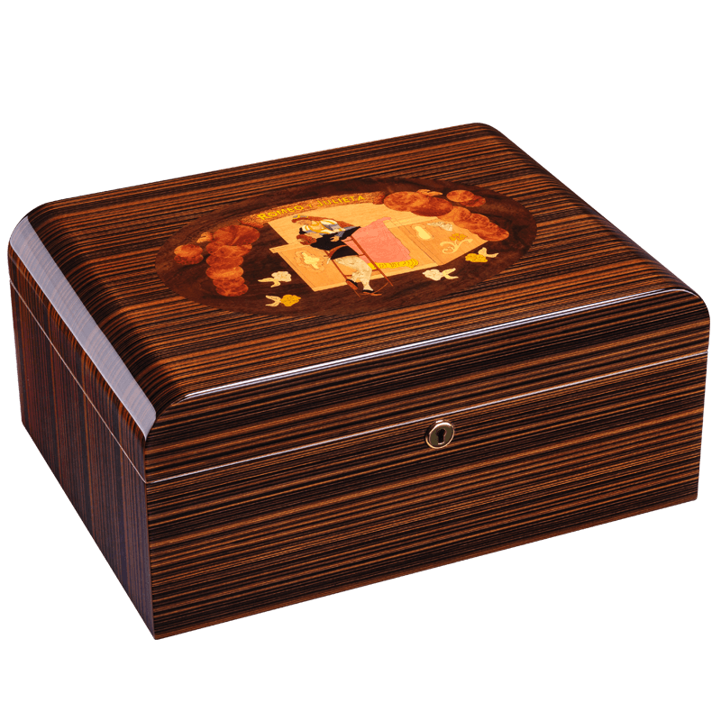 Cigarking Cigar Case Moisturizing Box Cedar Wood Thickened Sealed Solid Wood Portable Cigar Moisturizing Box Solid Wood Cabinet
