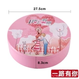 Коробка для брачной конфеты красная дыня диск с крышкой с семейной гостиной свадебные принадлежности запечатывают и вращаются сухие фрукты