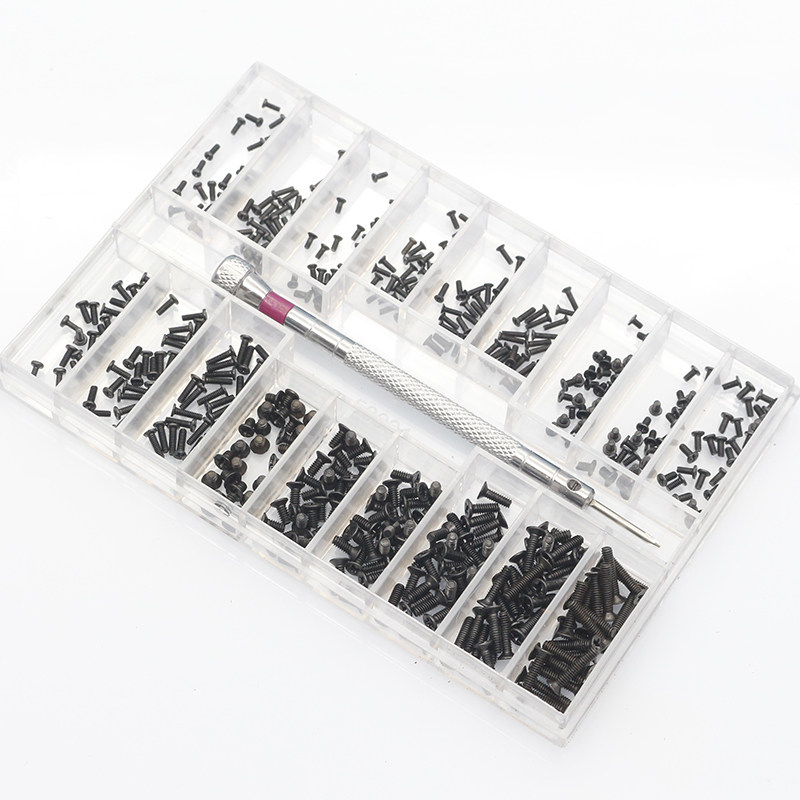 Notebook screw set Electronic digital glasses frame small screw accessories mobile phone glasses repair delivery tool