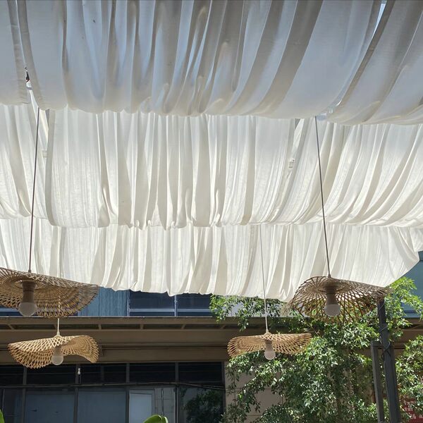 Ceiling Drapes for Beauty Salons, Guesthouses, Ceiling Decorations, Healing Spaces, Dustproof Decor, Corridor Yoga Studio Ceiling Drapes