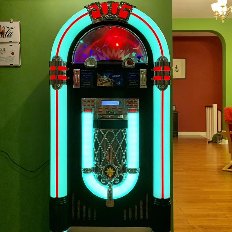 American landing Jukebox retro bluetooth vinyl jukebox jukebox subwoofer audio speaker for business use