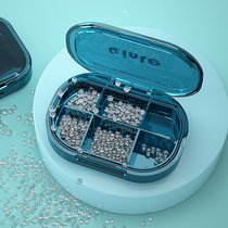 Pill box portable medicine tablets 7 days medicine dispenser portable storage large capacity sealed small pill box