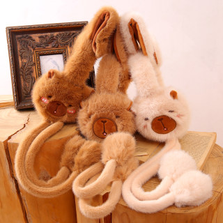 Kapibala thermal earmuffs anti-freeze ears will move