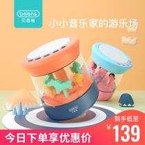 Bainsch Baby Early Education Educational Toy Hand Drum One Year Gift Baby Tap Music Drum 3 Children 0-1