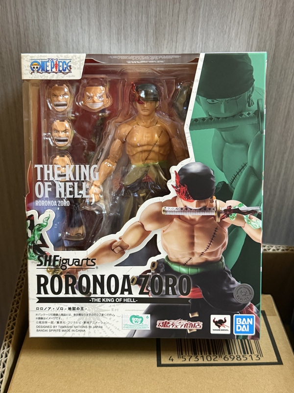 Bandai Shf One Piece Roronoa Zoro Hell King Soul Limited Edition in Stock
