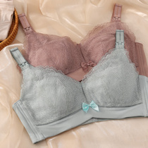  Nursing underwear summer thin section gathered anti-sagging upper buckle feeding women comfortable underwear postpartum bra pregnant women br