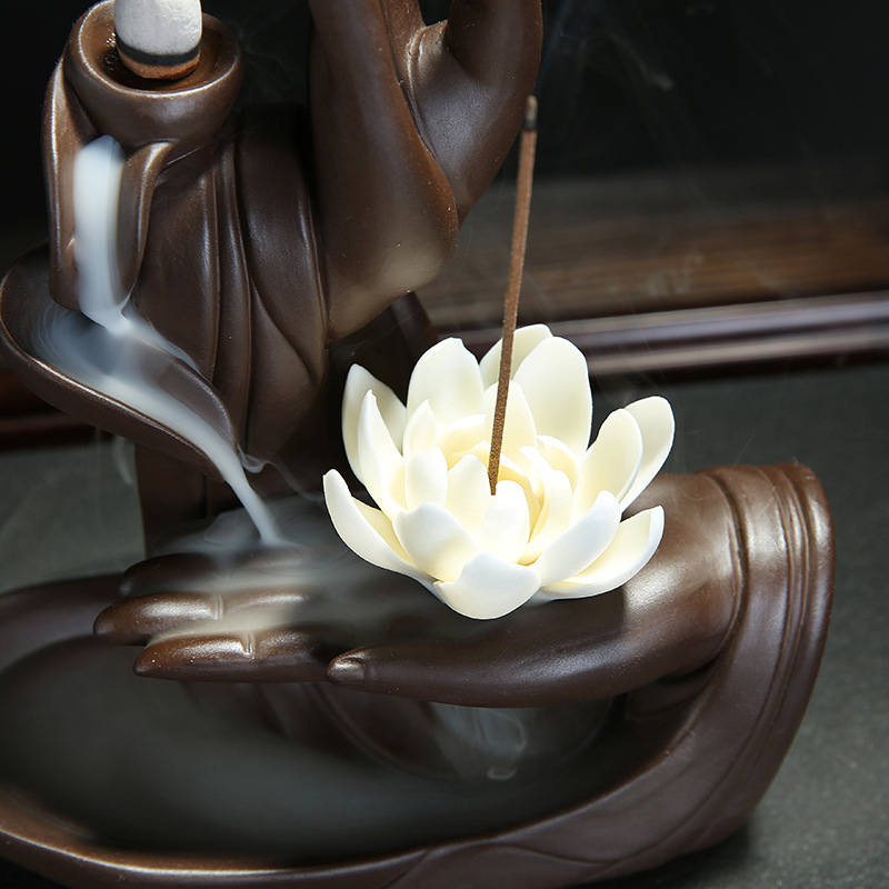 Violet arenaceous back censer zen bergamot ta household indoor antique aromatherapy furnace large head of creative furnishing articles