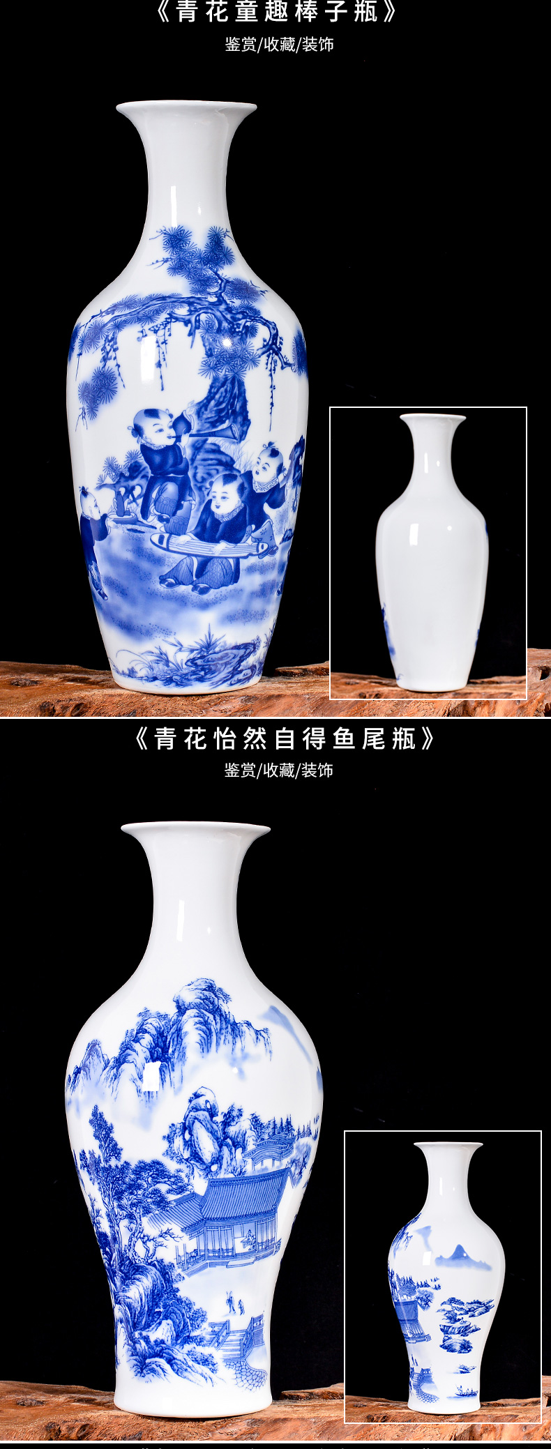 Jingdezhen ceramics powder enamel vase large TV ark, decoration of new Chinese style household, the sitting room porch decorate furnishing articles