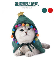 2021 new pets Christmas cloak small cat change clothing kitty clothes small teddy Bears puppies