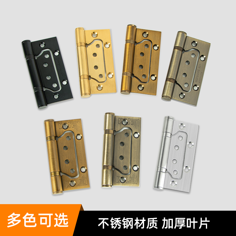 4 inch stainless steel female hinge silent bearing door wooden door wooden door no slotting hinge 5 inch gold loose leaf flap