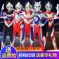 Ultra, Ультрамен Тига, летний комплект для мальчиков, костюм, косплей, xэллоуин, для выступлений