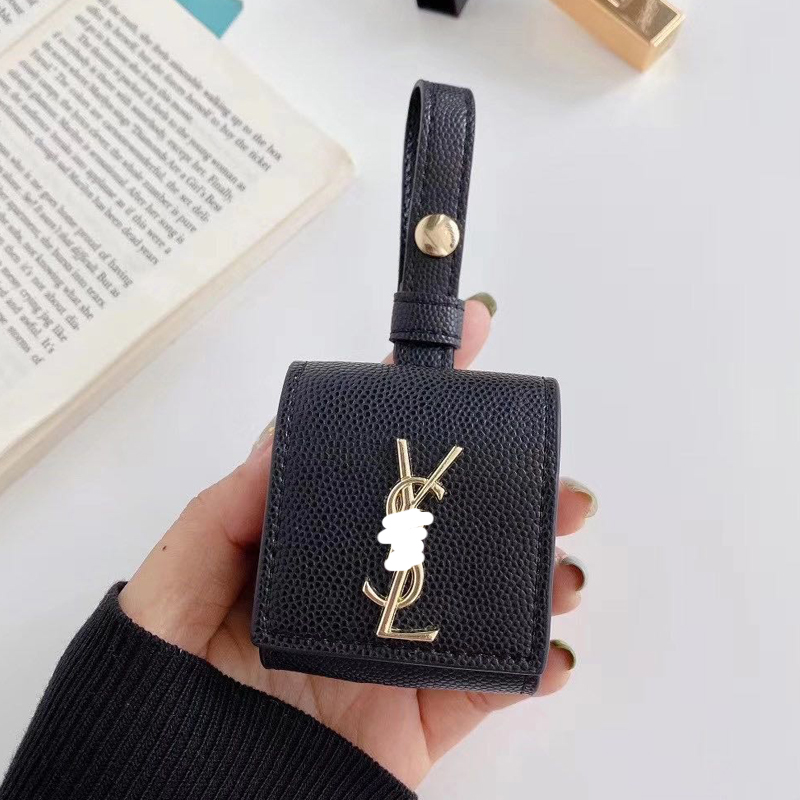 Black S Bag -- Gen 1 / Gen 2 UniversalTXO letter Y package apply Apple airpods1 generation 2 generations Earphone cover airpodspro3 smart cover Internet celebrity tide
