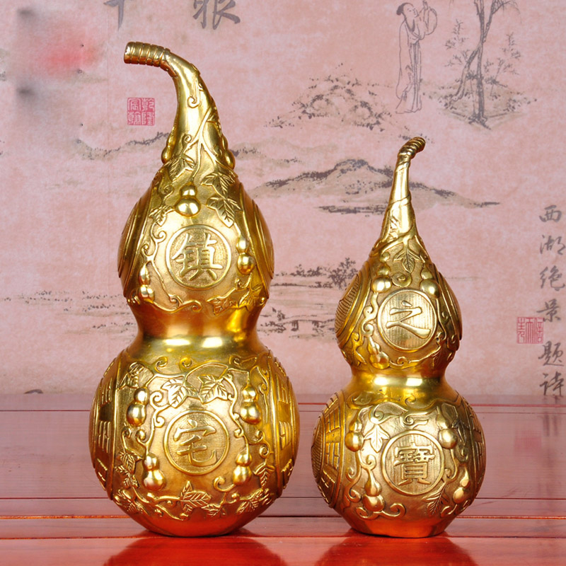 Gourd Gossip Pure Copper Hyacinth Pendulum Piece Living Room Adornment Home Craft Gift Pendulum OPENING Gift