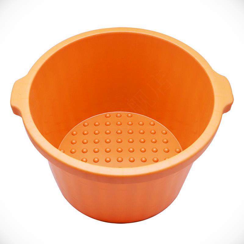 Thickened Deepened Massage Foot Bath Bucket Hand Plastic Foam Feet Bucket Foot Bath for home washing footbath Bull Gluten Barrel Foot Bath