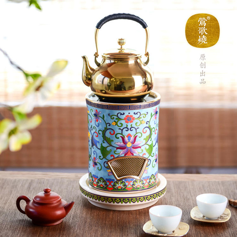 The Orioles Song Burning Electric Pottery Stove Tea Stove Home Upscale Cooking Tea Burning Water Stove Ware Enamel Color Days Style Electric Pottery Cooler-Taobao