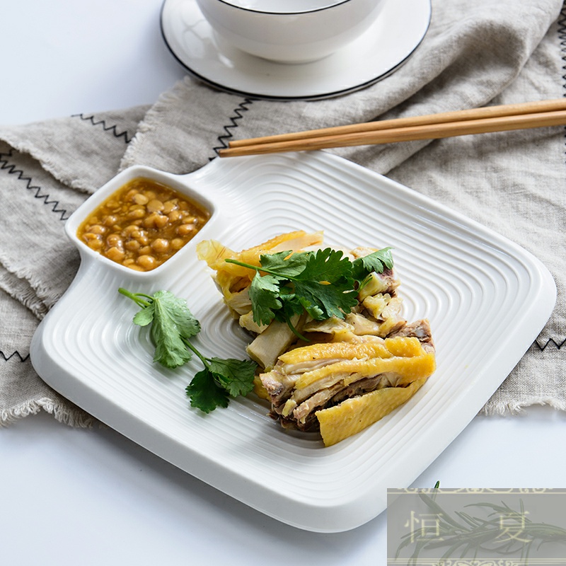 Creative home water dumpling dish ceramic irregular shrimp dribbling vinegar dish restaurant hotel fries snacks lash plates