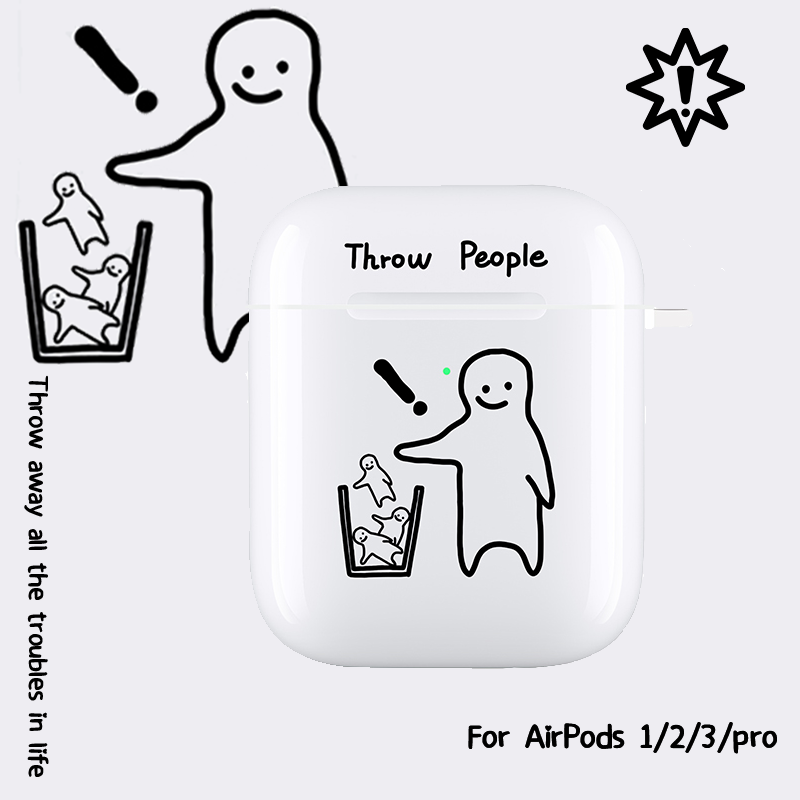 Apply small crowd airpods3 protection shell 3rd generation airpodspro protective casing to blame creative apple aipods3 generation one-piece airpods2 2nd generation shell