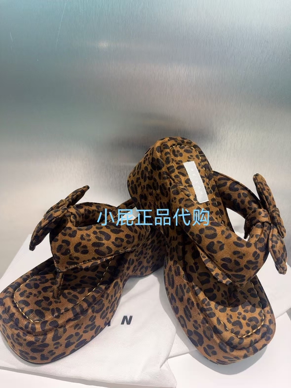 Rk3P010501 Hang1099 Revan Genuine Product from the Store, Summer Leopard Print Shoes