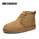 NB CROSS winter velvet thickening warm snow boots men's non-slip Northeast large cotton shoes bread short boots