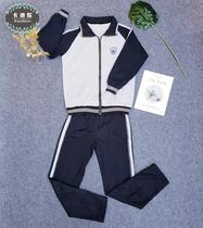 Shijiazhuang No. 2 Middle School uniform Autumn and winter mens and womens winter plus velvet junior high school stone two group Southwest Runde campus class clothes