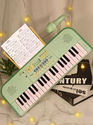 Children's electronic keyboard toy multi-function piano can be played with microphone 1 girl 2 baby 3 birthday gift 4 years old