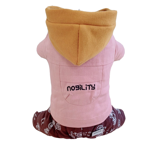 Чистая красная щенка густая зимняя одежда плюшевая четырехдушевленное питомца к Xiong Bomei Cat осень и зимняя маленькая и средняя собака