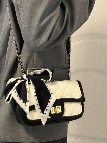 Изысканная цепь, сумка через плечо, универсальная сумка на одно плечо, премиум класс, коллекция 2023, в стиле Шанель