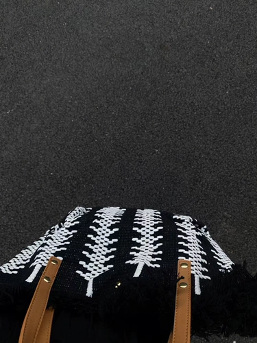 Вместительная и большая сумка через плечо, плетеная сумка подмышку, сумка на одно плечо