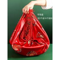 Furoshiki wedding bridal dowry bride dowry items wedding supplies collection red wrap cloth wedding bride