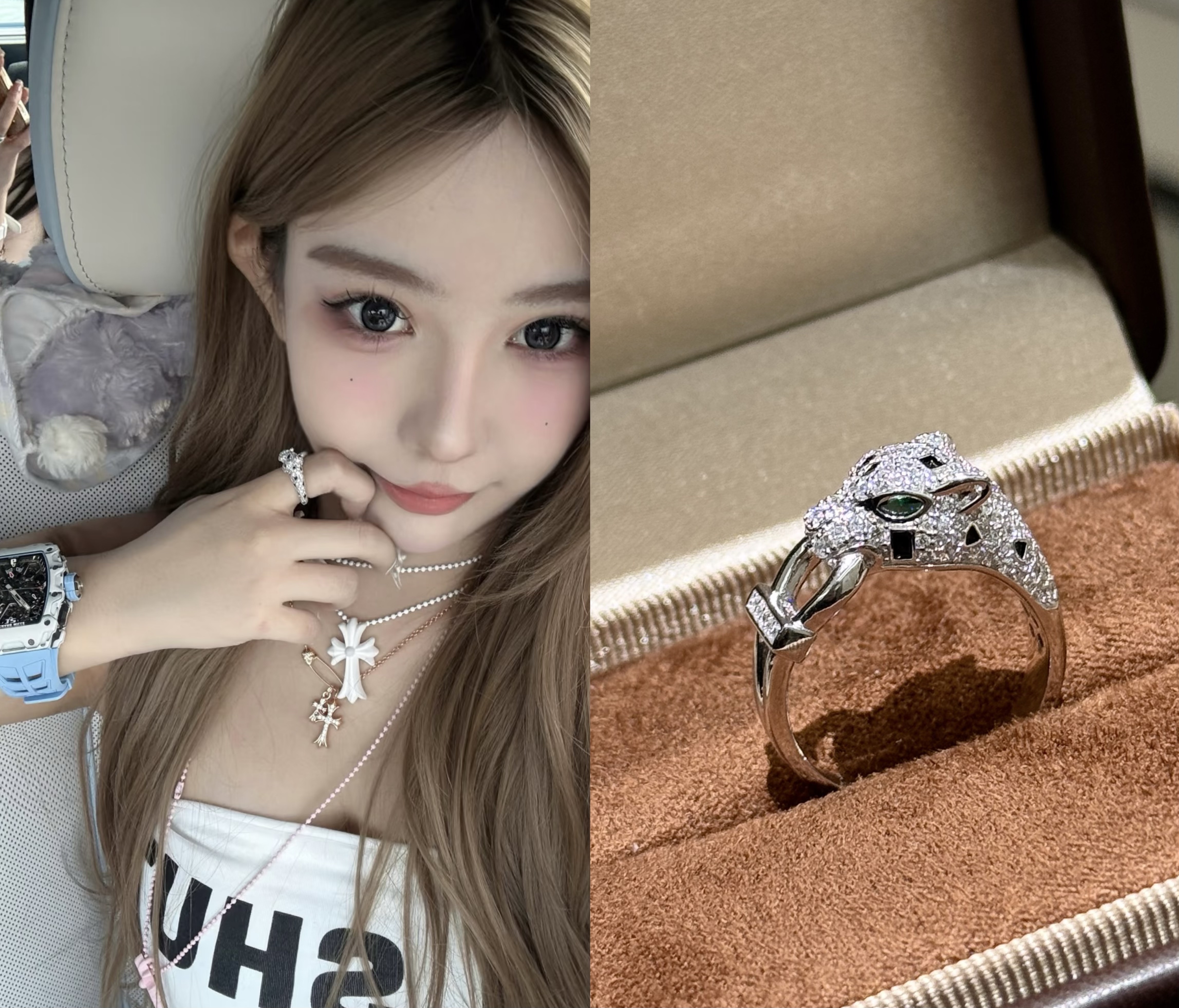 Get rich leopard ring
