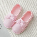 Летняя тонкая послеродовая хлопковая удобная обувь для беременных, нескользящие дышащие тапочки для молодой матери, мягкая подошва, 6 мес.