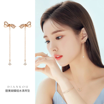 Conspicuous earrings spring paragraph 100 hitch without earbuds 2022 new Chausus nails long stream Soear clip women