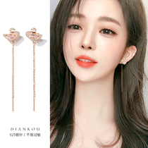 Earrings Advanced sensation Luxurious Swanky Fluid Suear Nails Long style Elegant Fashion Refined new earbuds without earbuds