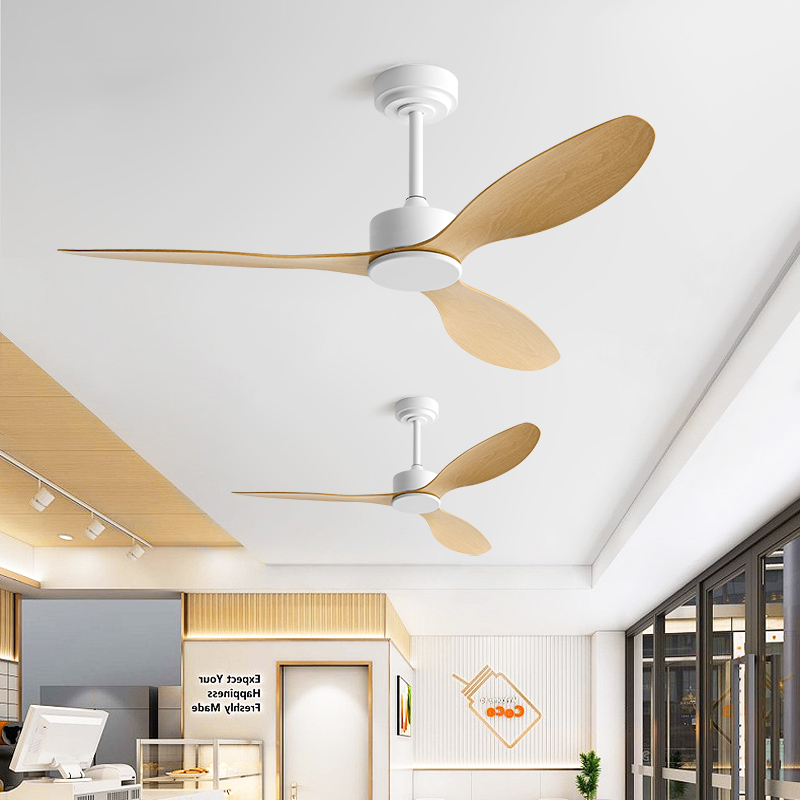 大風量天井ファンレストランサイレント工業周波数変換リモコンリビングルームホームシンプルレトロ無光天井電気ファン