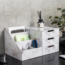 Desktop collection box paper marble office documents collect notes archives and collate boxes Nordic wind