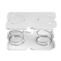 Tissue box spring holder pulls to the bottom artifact spring rack spring pad living room restaurant paper elastic holder 824