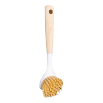 Pot brush household kitchen brush pot and dishwashing artifact pot washing non-stick oil brushing bowl long handle cleaning brush descaling and oil stain 824